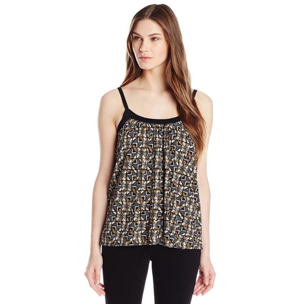 Lucky Brand African Check tank top